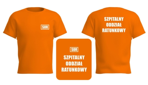 Koszulka z nadrukiem Szpitalny oddział ratowniczy SOR
