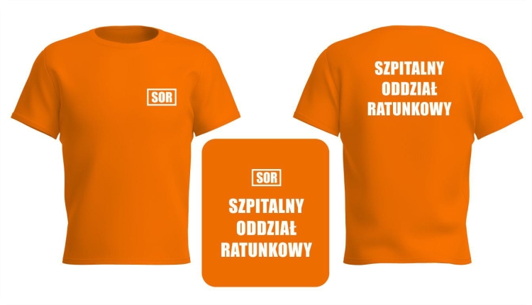 Koszulka z nadrukiem Szpitalny oddział ratowniczy SOR