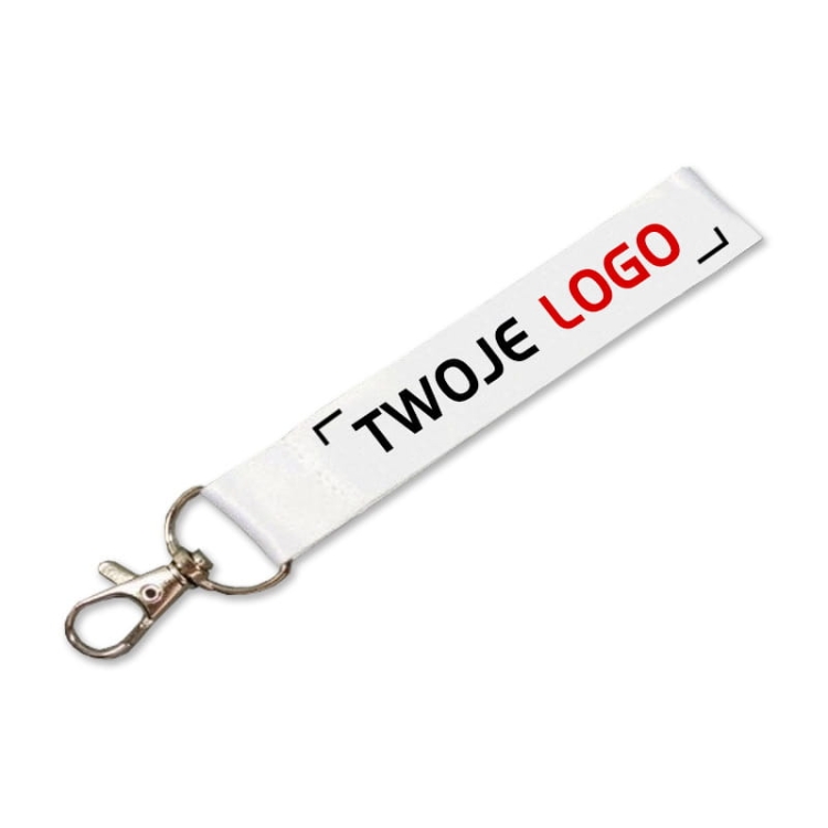 Smycz reklamowa krótka 15 mm