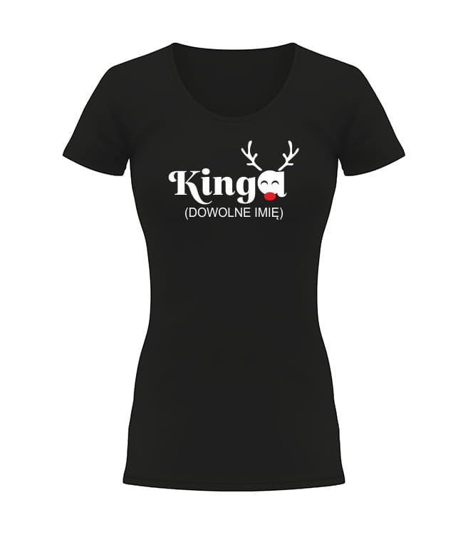 T-shirt damski Renifer