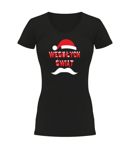T-shirt damski Wesołych Świąt