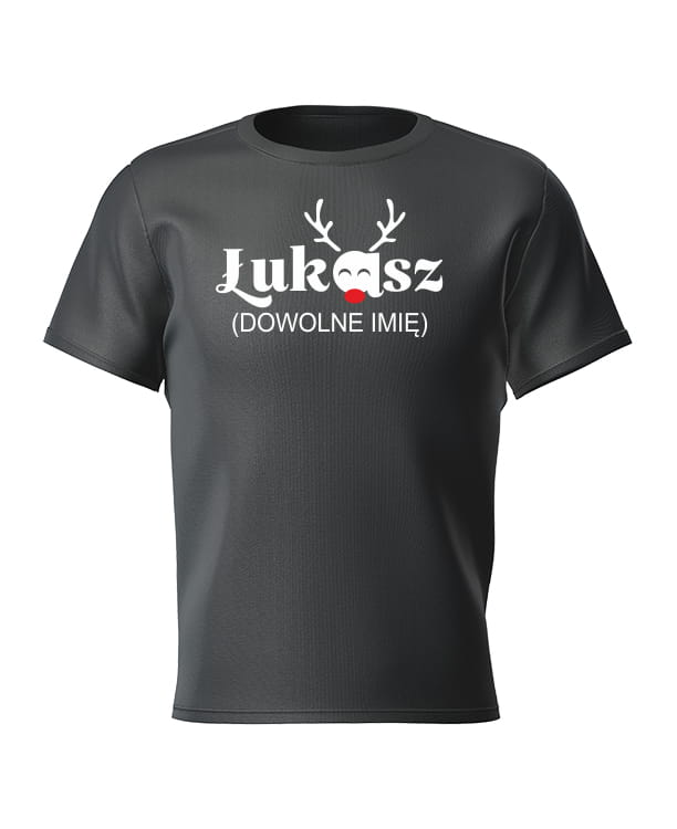 T-shirt męski Renifer