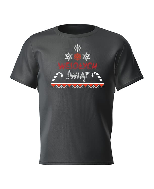 T-shirt męski Choinka