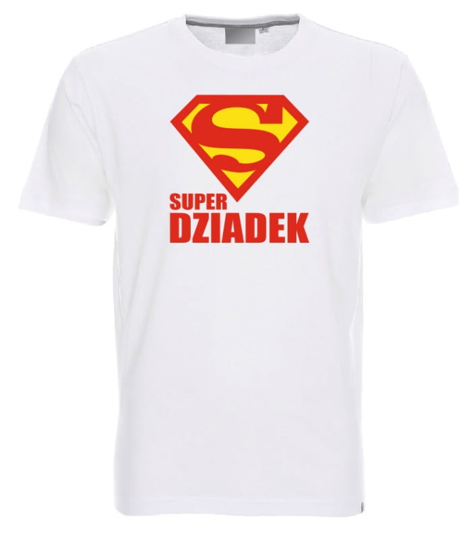 super dziadek koszulka męska