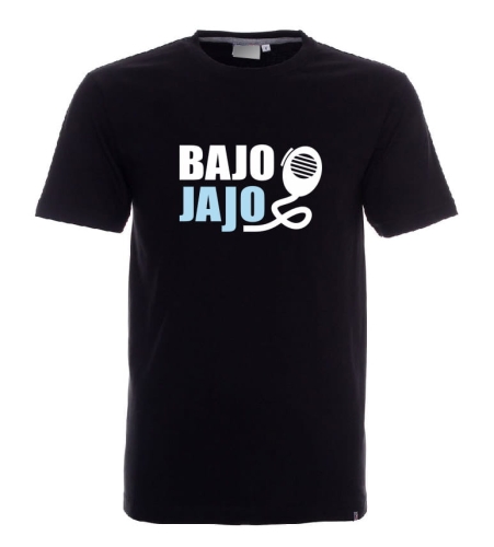 Koszulka męska czarna bajo jajo