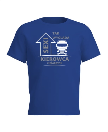 Koszulka dla kierowcy niebieska