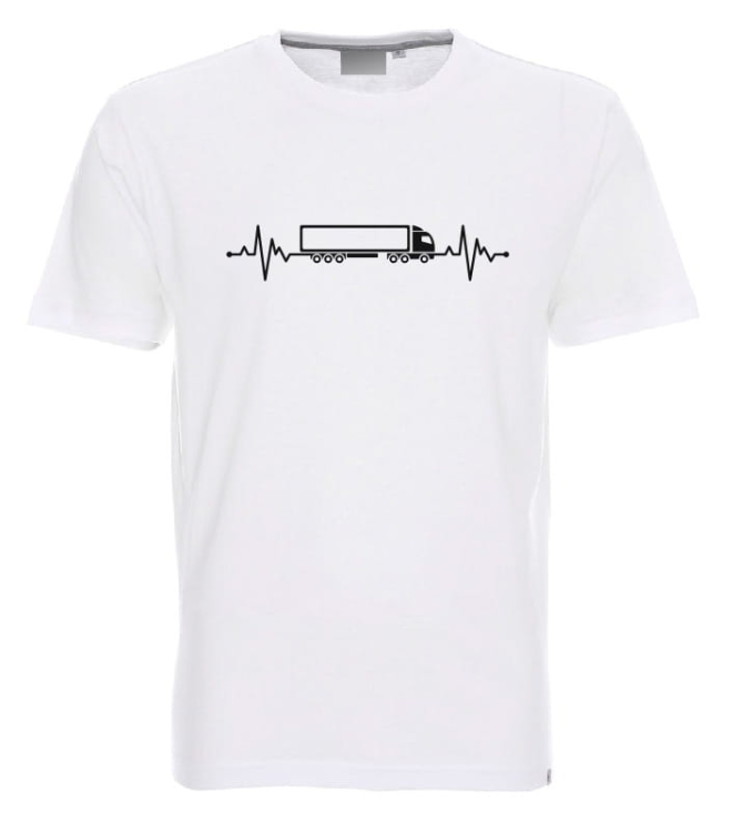 T-shirt kierowcy tira EKG
