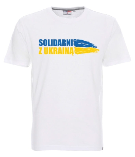 T-shirt męski Solidarni z Ukrainą