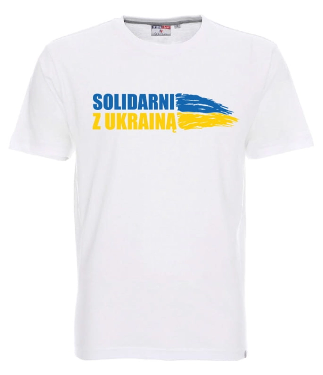T-shirt męski Solidarni z Ukrainą