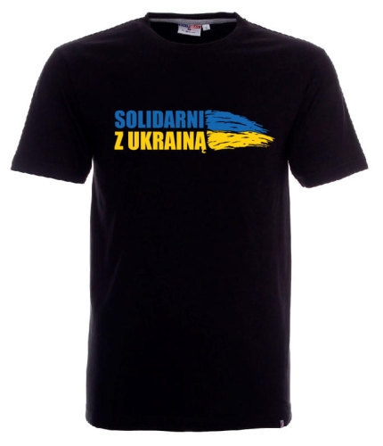 Koszulka męska Solidarni z Ukrainą