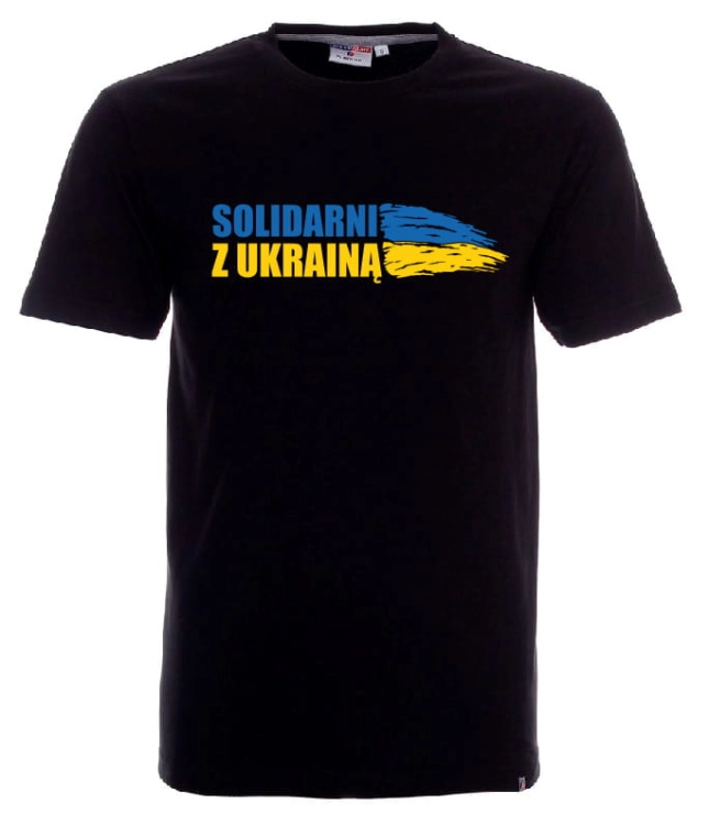 Koszulka męska Solidarni z Ukrainą