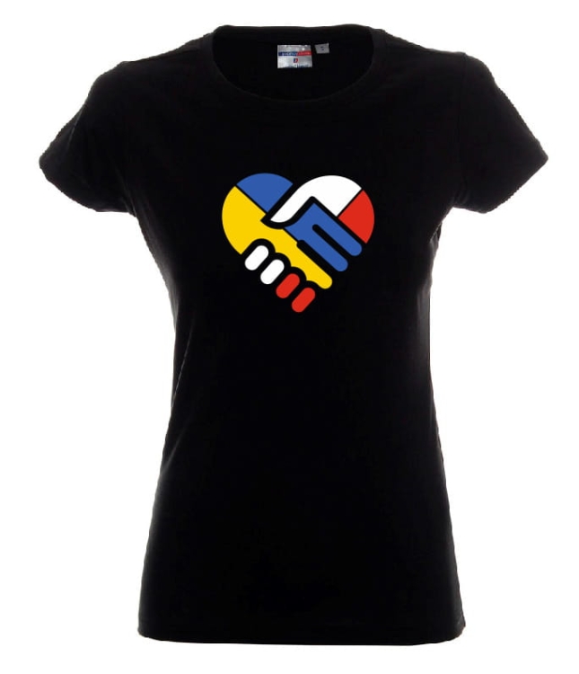 T-shirt damski Polska Ukraina