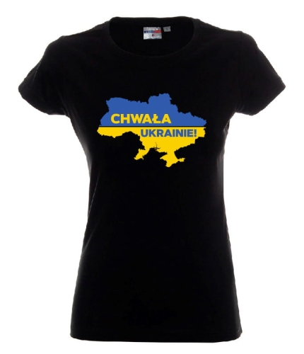 T-shirt damski Chwała Ukrainie