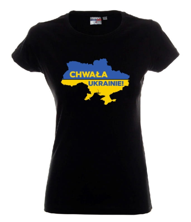 T-shirt damski Chwała Ukrainie