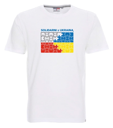 T-shirt męski Polska Ukraina