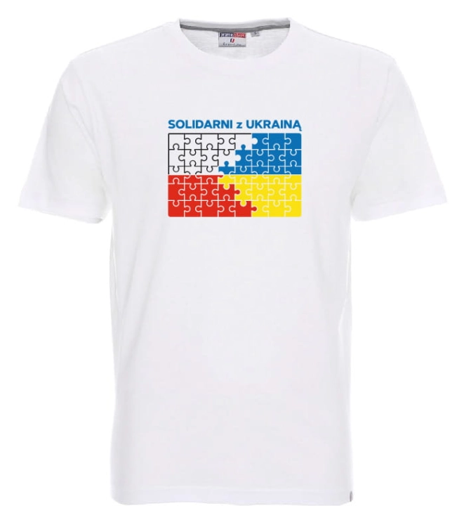 T-shirt męski Polska Ukraina