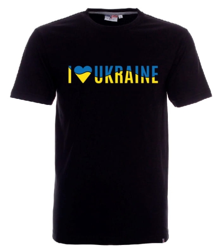 i love Ukraine koszulka męska