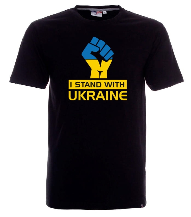 Koszulka męska stand with Ukraine