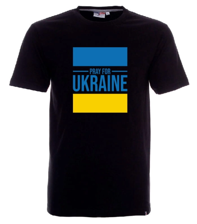 T-shirt męski pray for ukraine