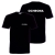 Koszulka unisex OCHRONA – czarny T-shirt
