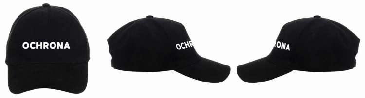 Czapka z nadrukiem ochrona