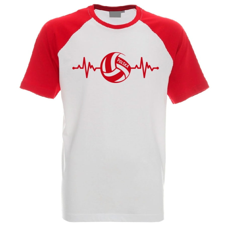 T-shirt męski siatkówka ekg