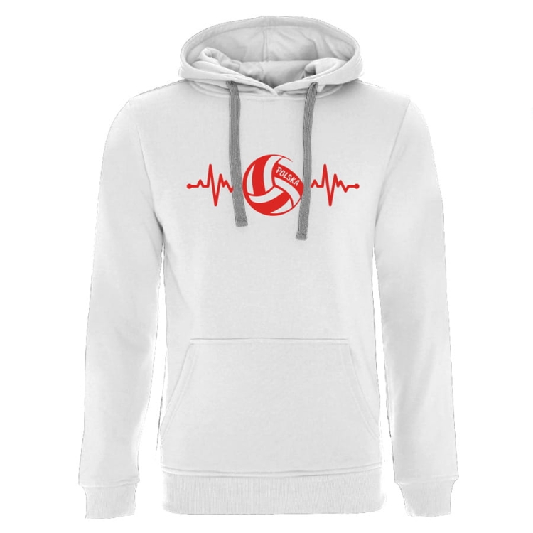 biała bluza siatkarska ekg