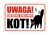 uwaga kot tabliczka
