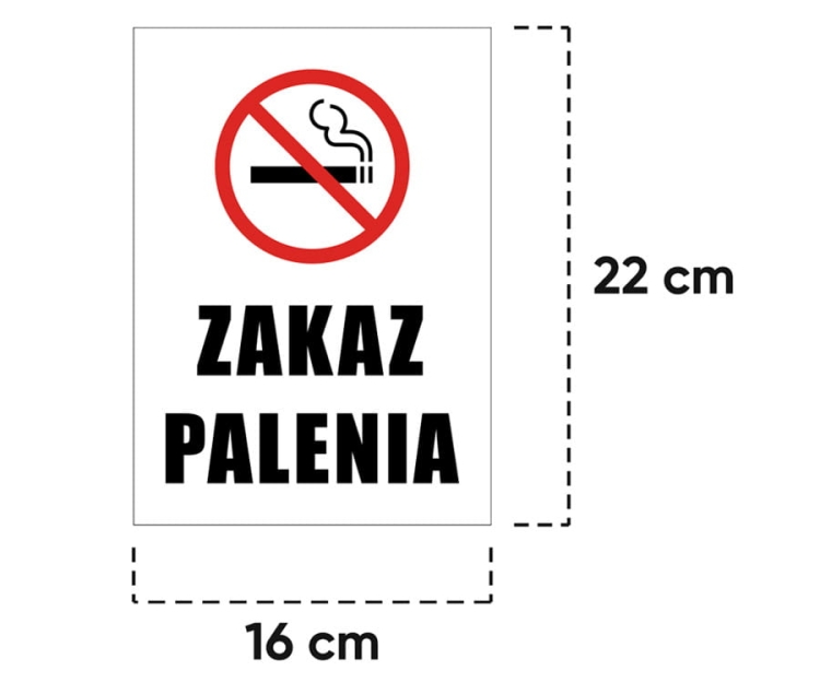 zakaz palenia a5
