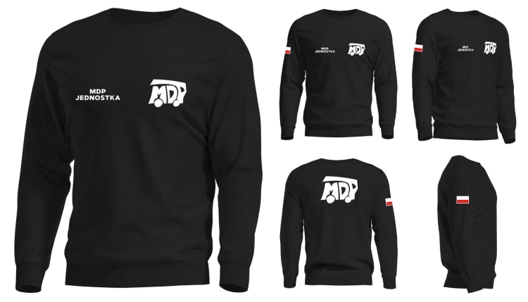 Bluza MDP czerwona – wygodna na zbiórki i zawody