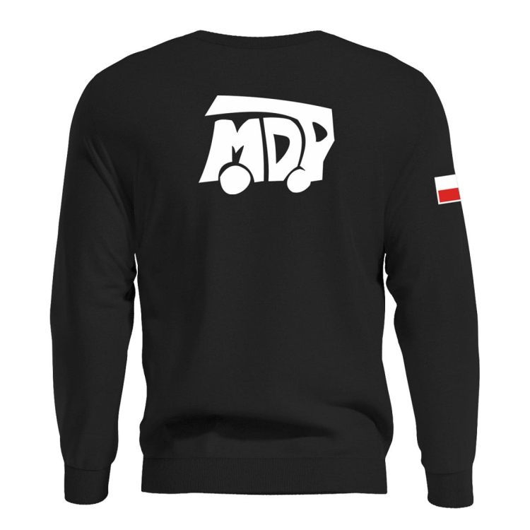 Bluza MDP – nadruk MDP i napis na prawej piersi