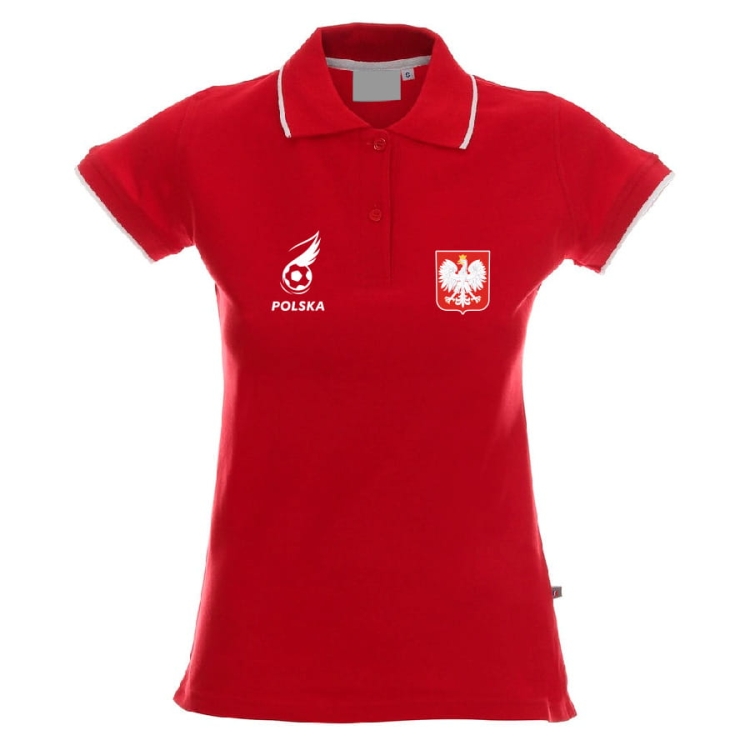 Koszulka damska polo piłkarska