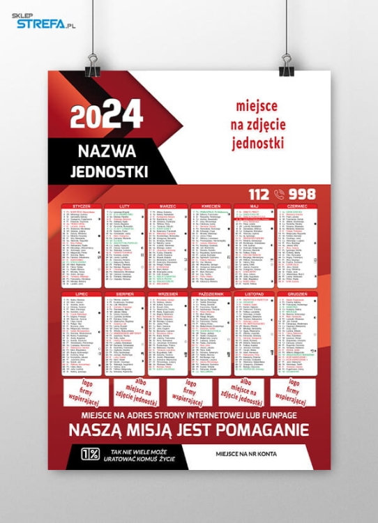 Kalendarz Ochotnicza Straż Pożarna OSP