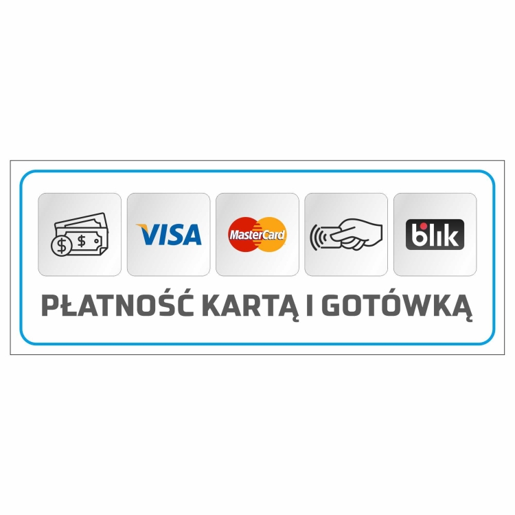 Zapłać kartą i gotówką