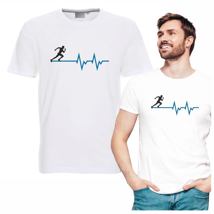 T-shirt męski EKG Bieganie