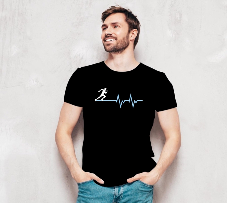 Koszulka czarna dla biegacza