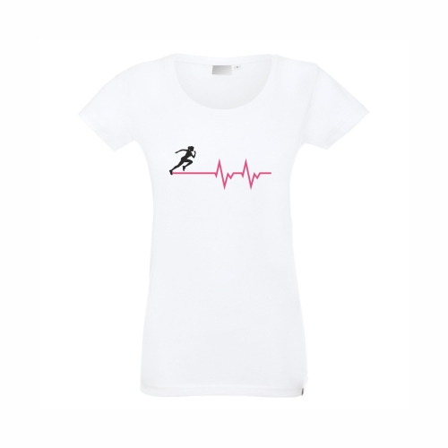 Koszulka biała Bieganie EKG