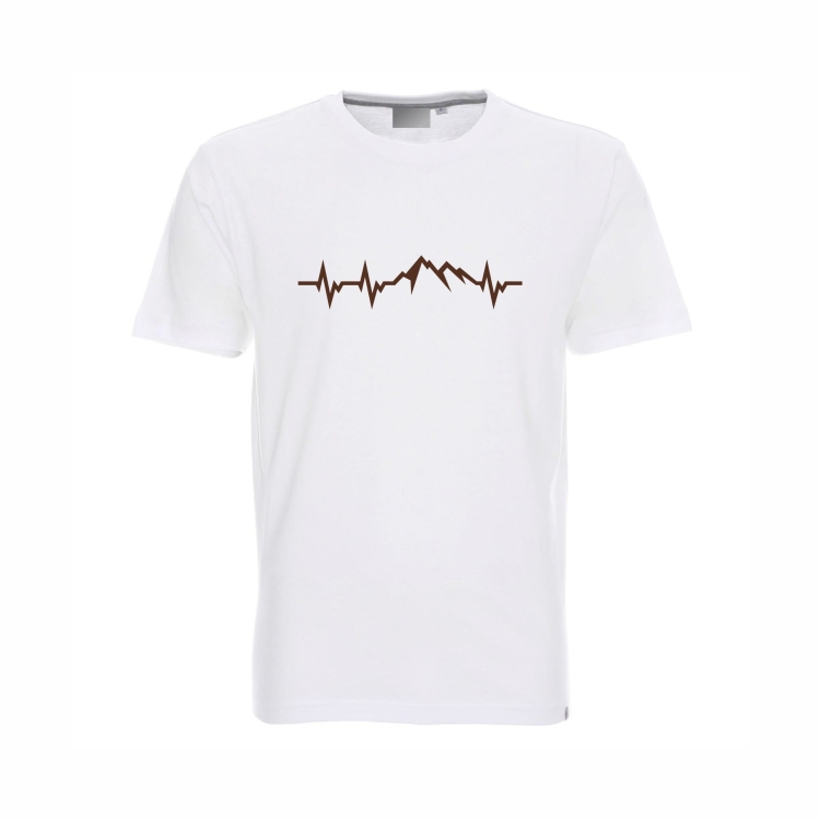 Koszulka męska biała góry