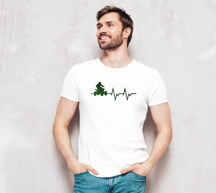 Koszulka biała Four-wheel drive