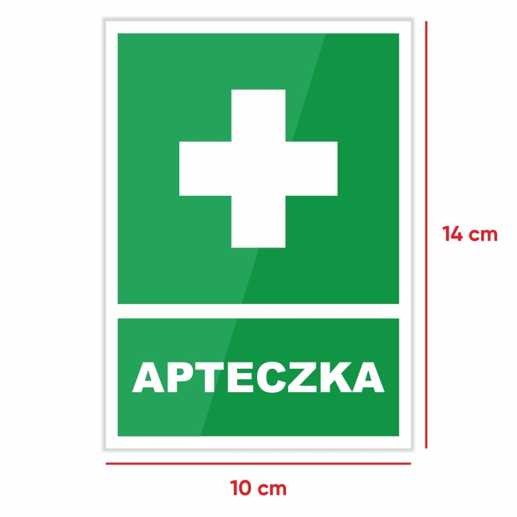 Naklejka na Apteczkę medyczną