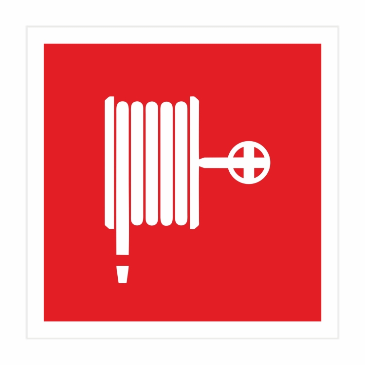 Naklejka wąż gaśniczy