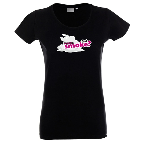 T-SHIRT damski czarny got smoke drift