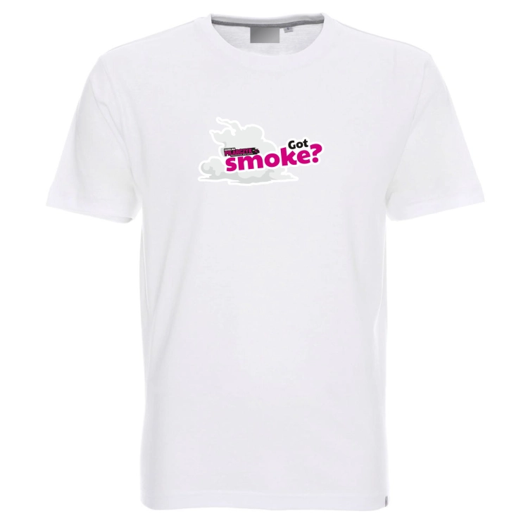 Koszulka męska biała got smoke drifting