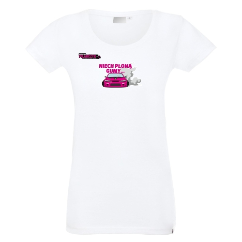 T-shirt damski biały drifting