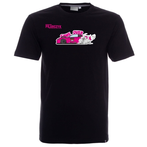 Koszulka czarna Game Over drift