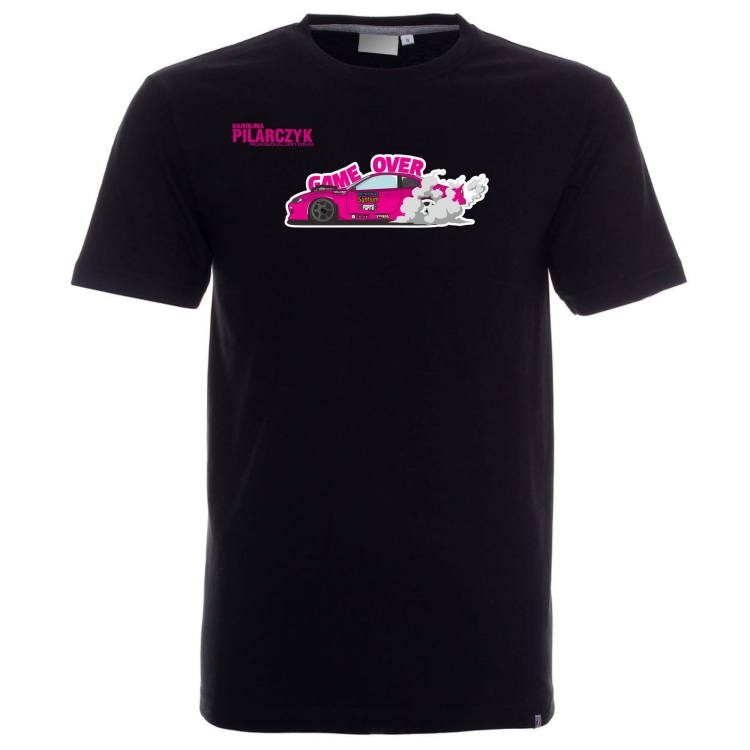 Koszulka czarna Game Over drift