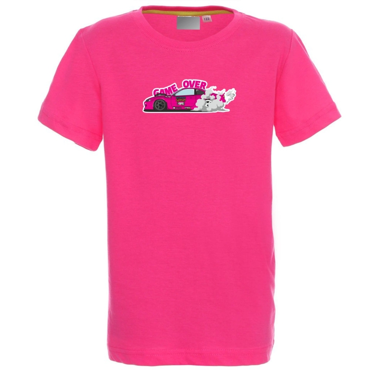 T-shirt dziecięcy różowy Karolina Pilarczyk drift