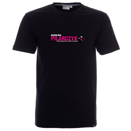 T-shirt męski czarny drifting