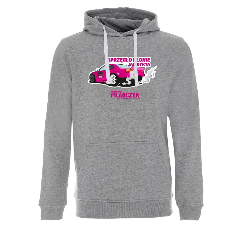 Bluzy z kapturem szara drifting