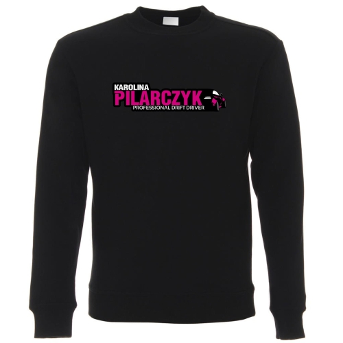 Bluza bez kaptura Czarna Karolina Pilarczyk